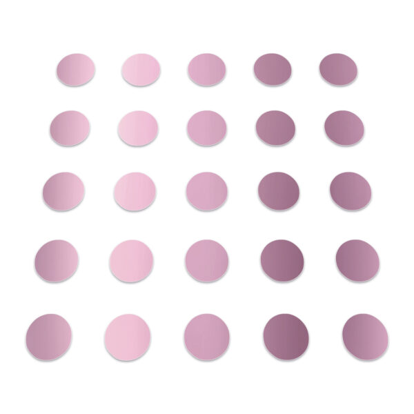 Circle - Shiny Pale Purple