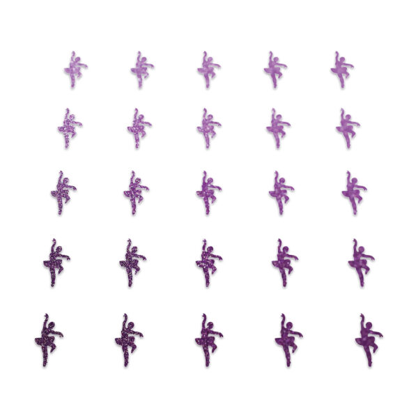 Dancer - Purple Glitter