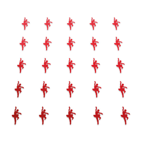 Dancer - Red Glitter