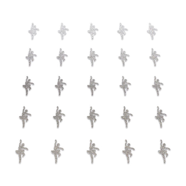 Dancer - Silver Glitter