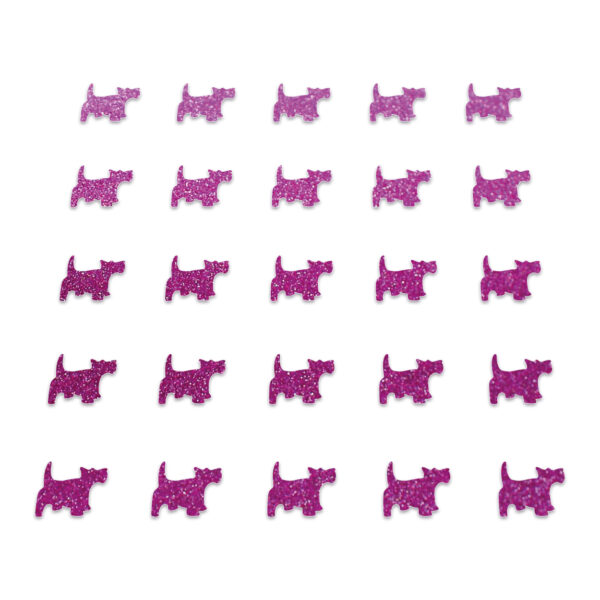 Dog - Bright Pink Glitter