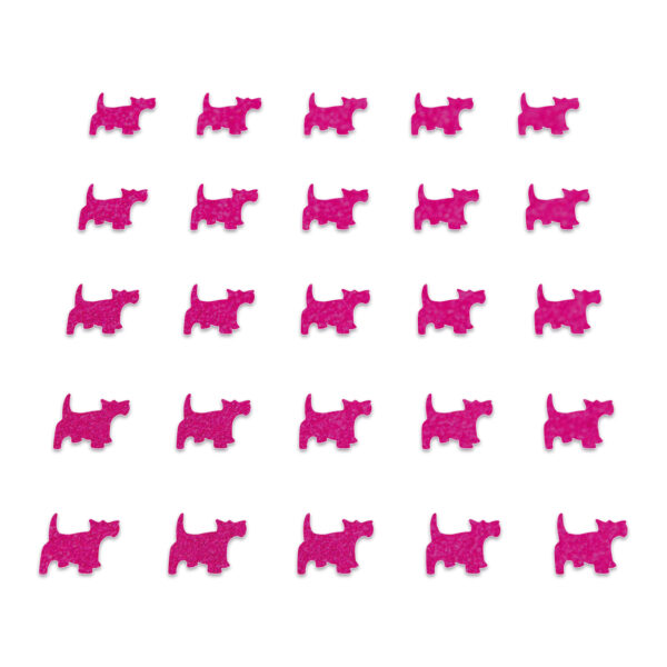 Dog - Neon Pink Glitter