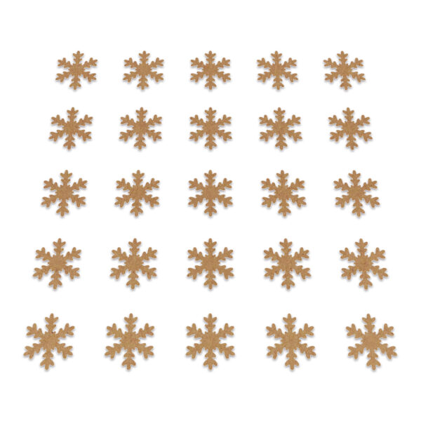 Snowflake - Brown Card