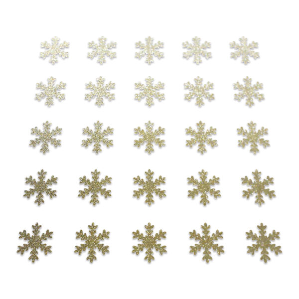 Snowflake - Champagne Glitter