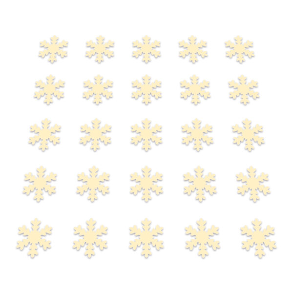 Snowflake - Cream Card