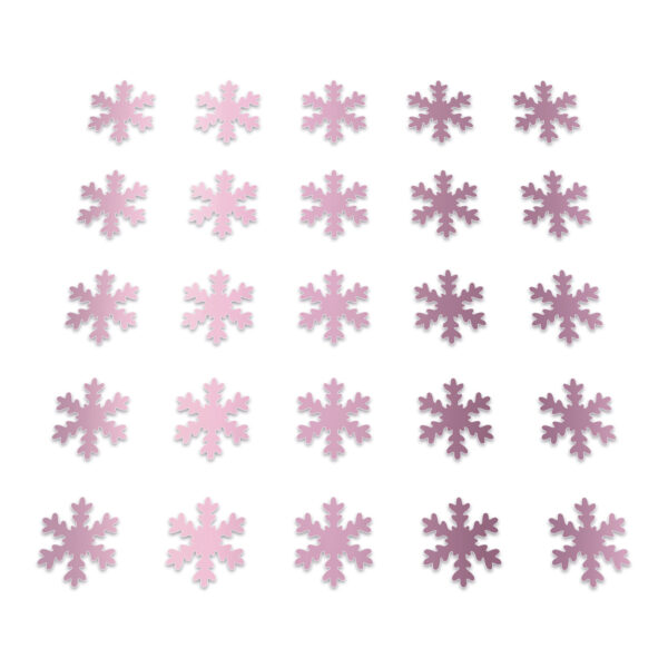 Snowflake - Shiny Pale Purple