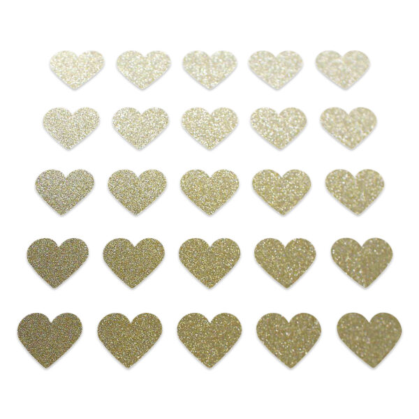 Heart - Champagne Glitter