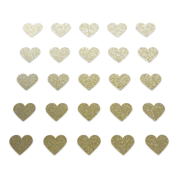 Heart - Champagne Glitter