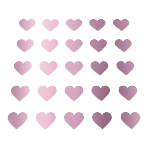 Heart - Shiny Pale Purple