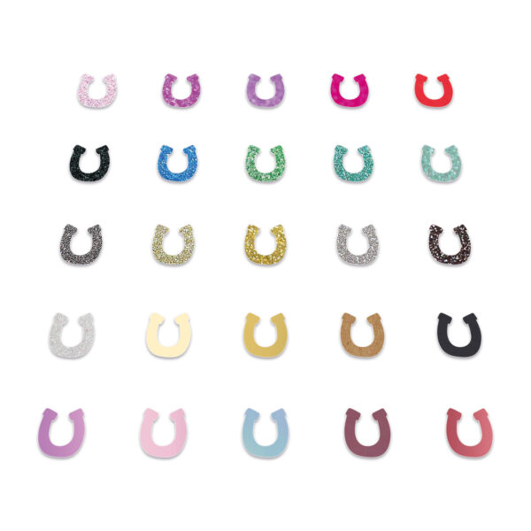 Horse Shoe - Brown Card