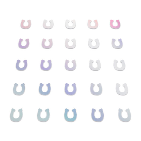 Horse Shoe - Shiny Irredesent Pearl