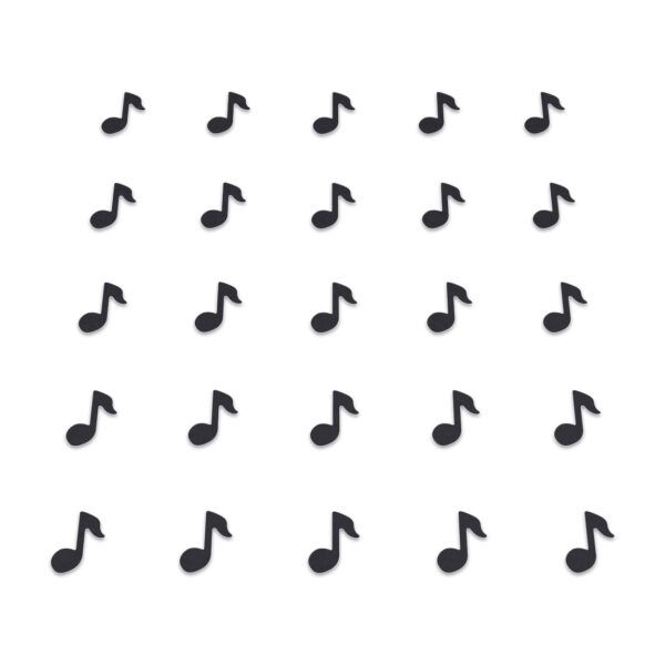 Music Note - Black Card