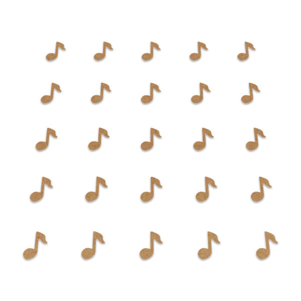 Music Note - Brown Card