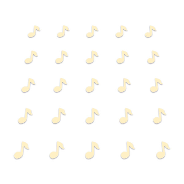 Music Note - Cream Card