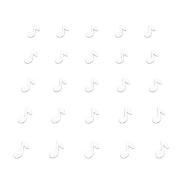 Music Note - White Card