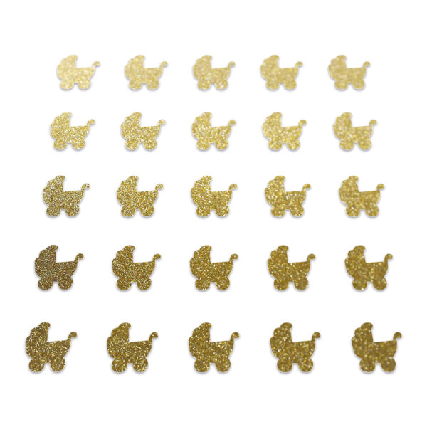 Pram - Gold Glitter