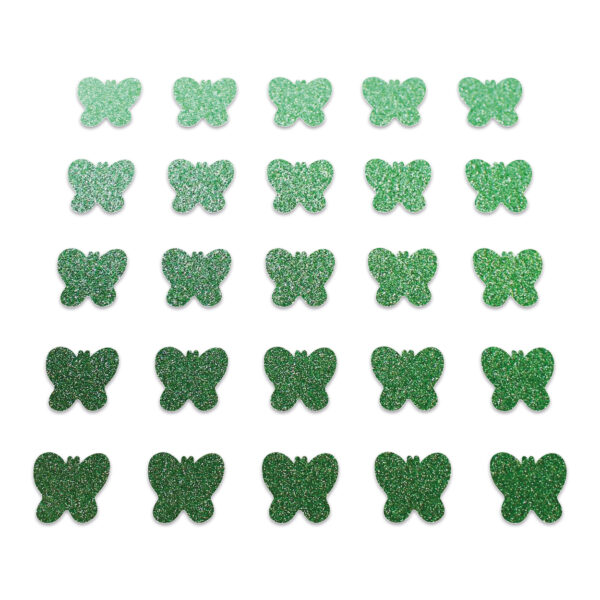 Butterfly - Green Glitter