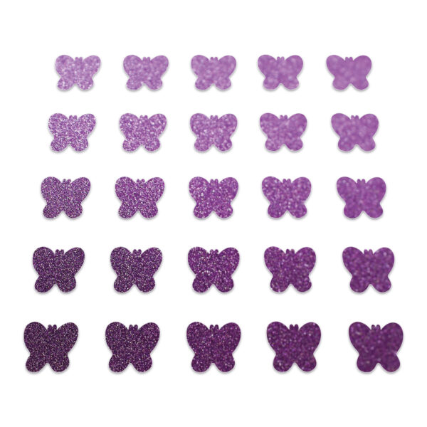 Butterfly - Purple Glitter