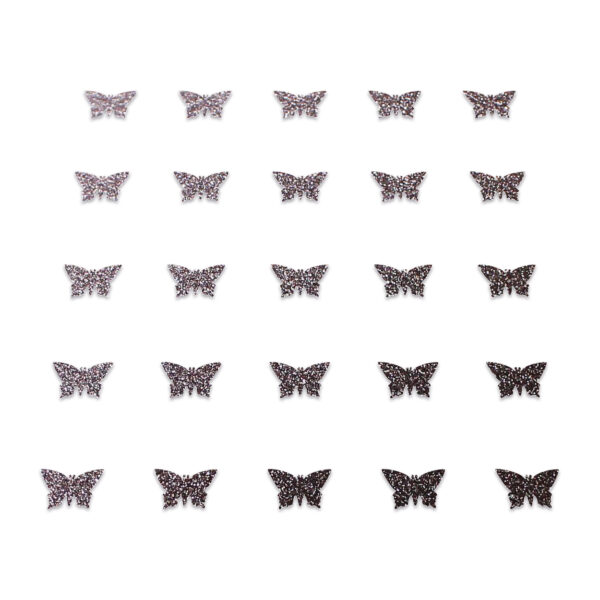 Butterfly - Brown Glitter