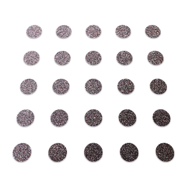 Circle - Brown Glitter