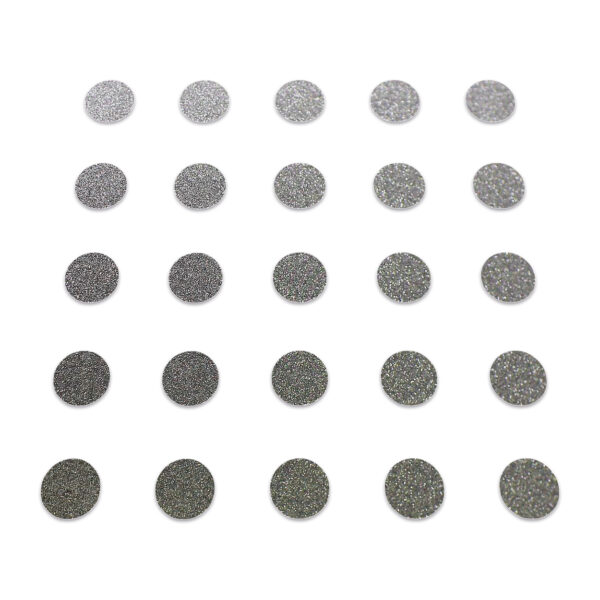 Circle - Grey Glitter