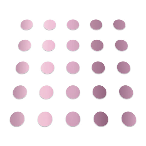 Circle - Shiny Pale Purple