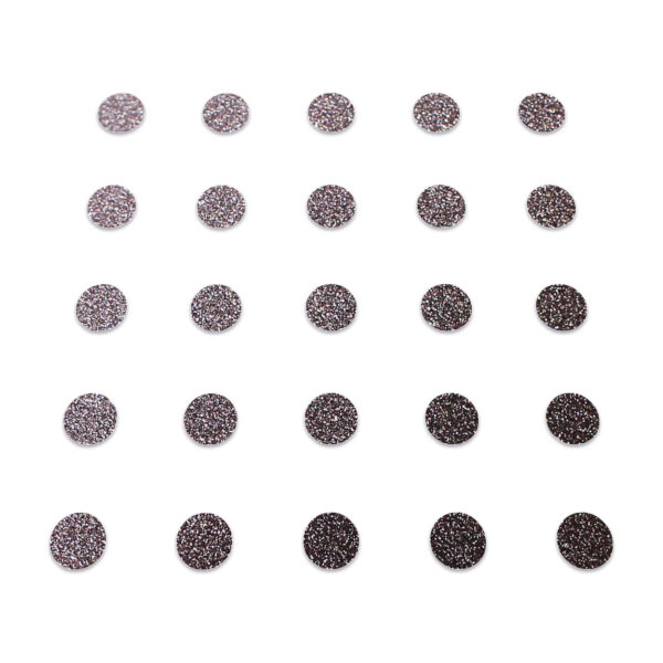Circle - Brown Glitter