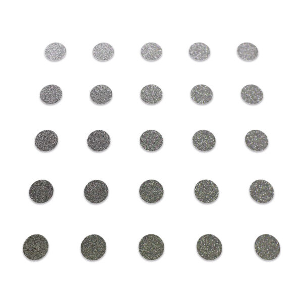 Circle - Grey Glitter