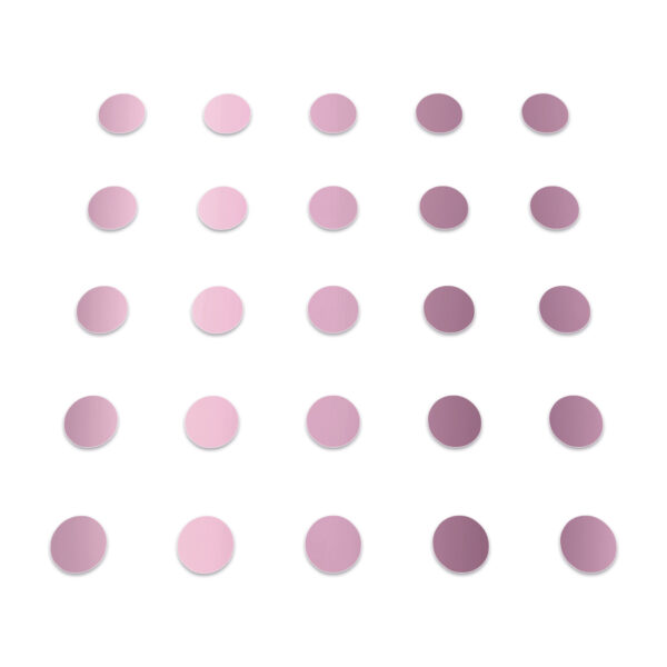 Circle - Shiny Pale Purple