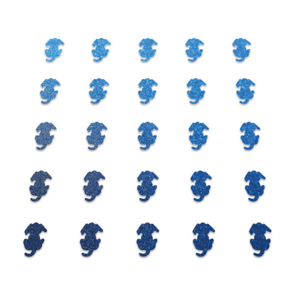 Dog - Blue Glitter