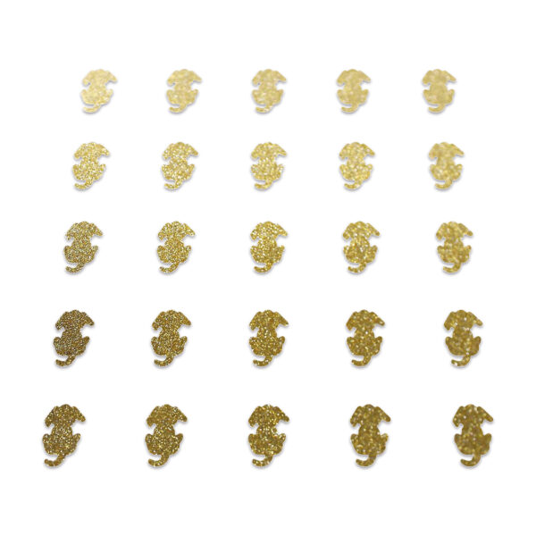 Dog - Gold Glitter