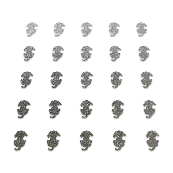 Dog - Grey Glitter