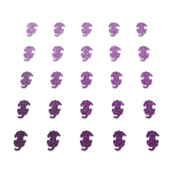 Dog - Purple Glitter