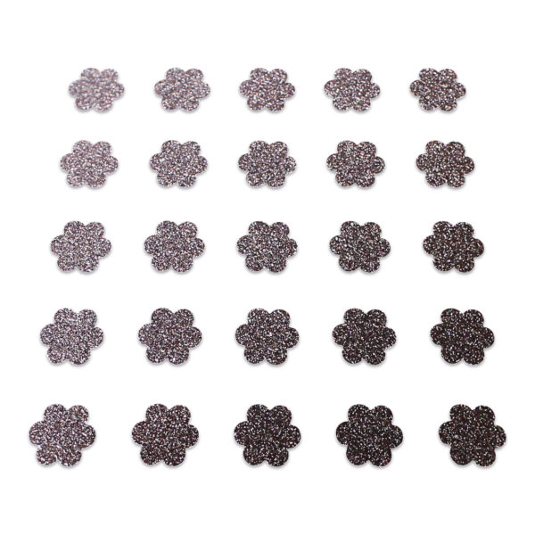 Flower - Brown Glitter