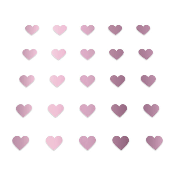 Heart - Shiny Pale Purple