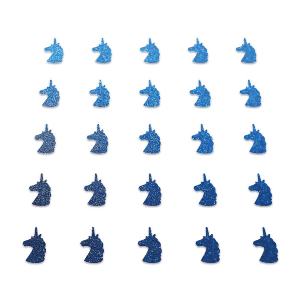 Unicorn - Blue Glitter
