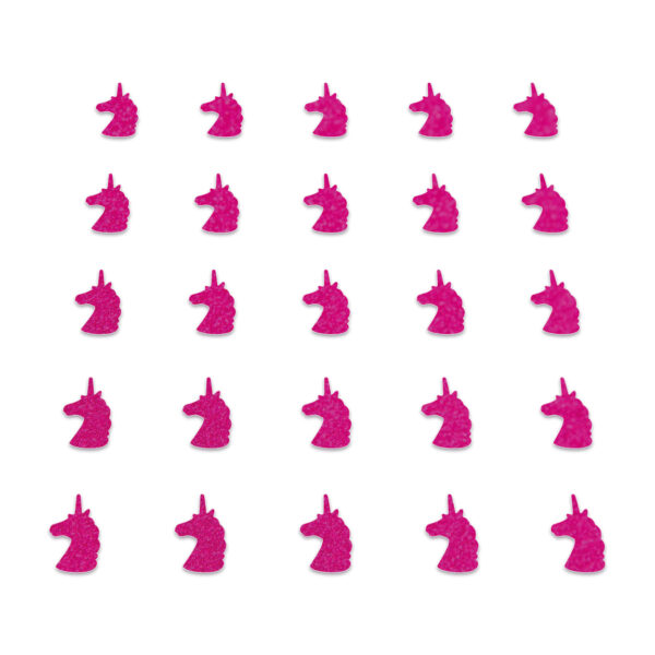 Unicorn - Neon Pink Glitter
