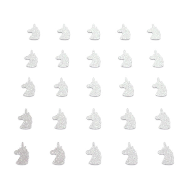 Unicorn - White Glitter