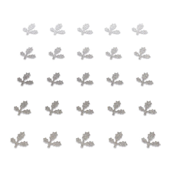 Holly - Silver Glitter