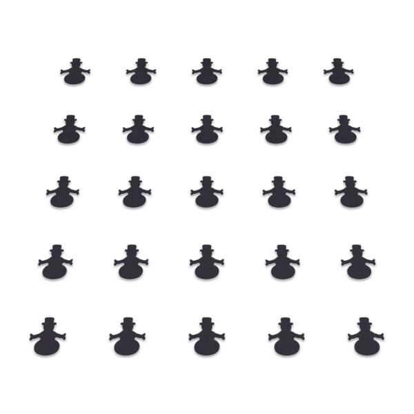 Snowman - Black Card