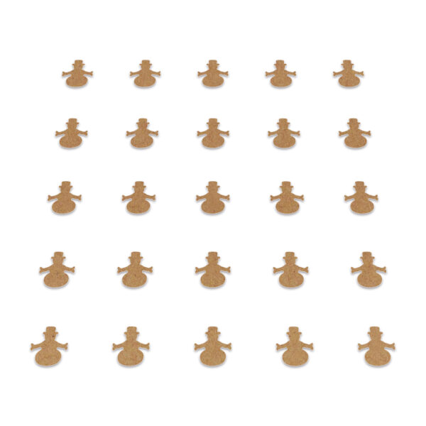 Snowman - Brown Card