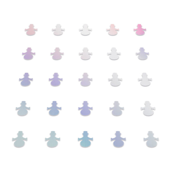 Snowman - Shiny Irredesent Pearl