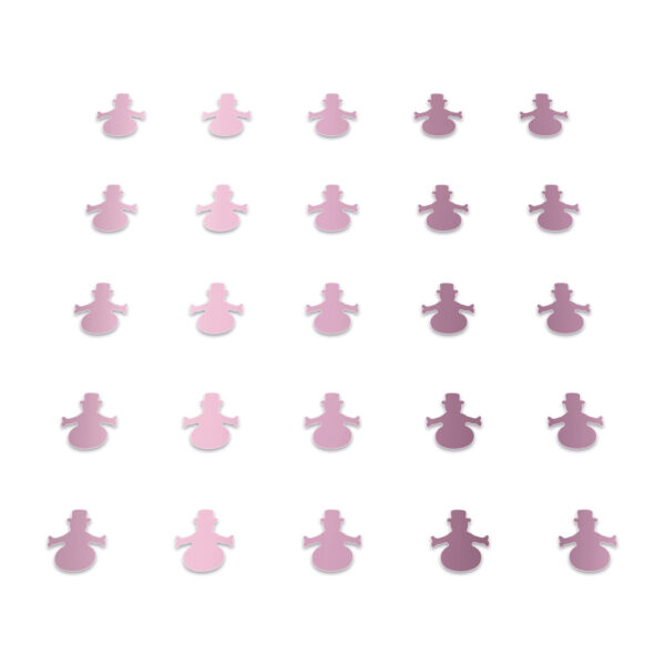 Snowman - Shiny Pale Purple