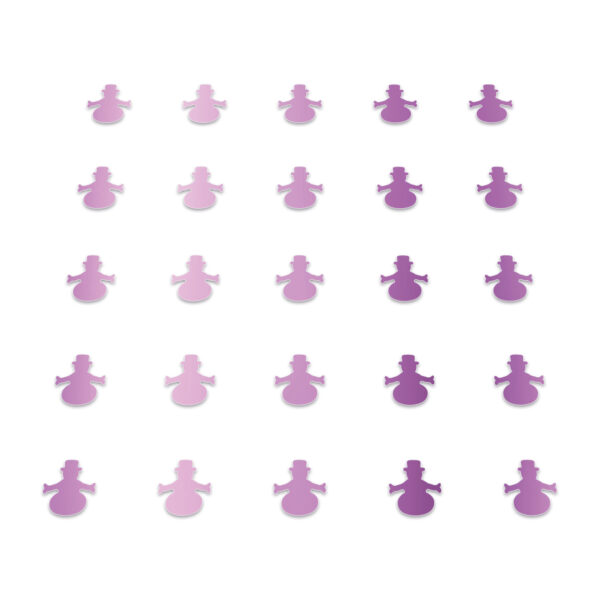 Snowman - Shiny Purple