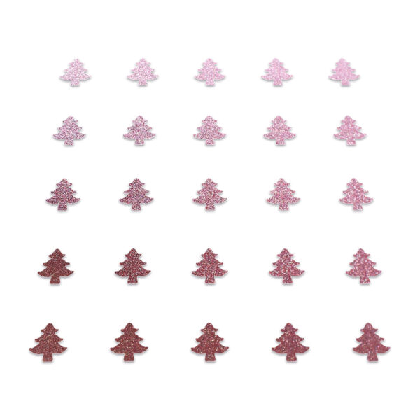 Christmas Tree - Baby Pink Glitter