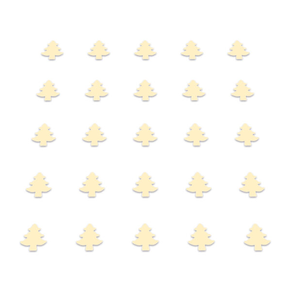 Christmas Tree - Cream Card