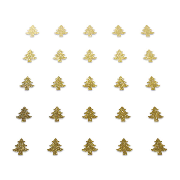 Christmas Tree - Gold Glitter