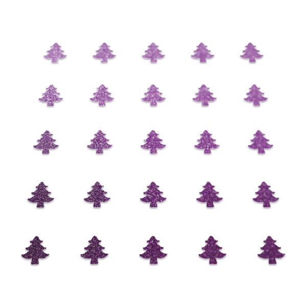 Christmas Tree - Purple Glitter