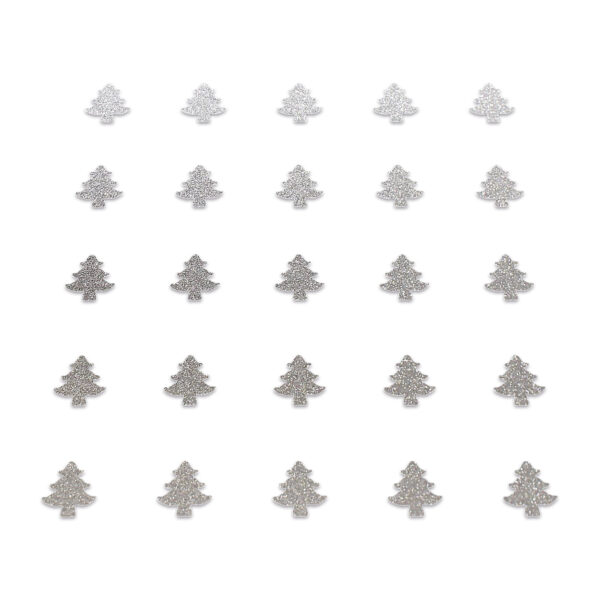 Christmas Tree - Silver Glitter