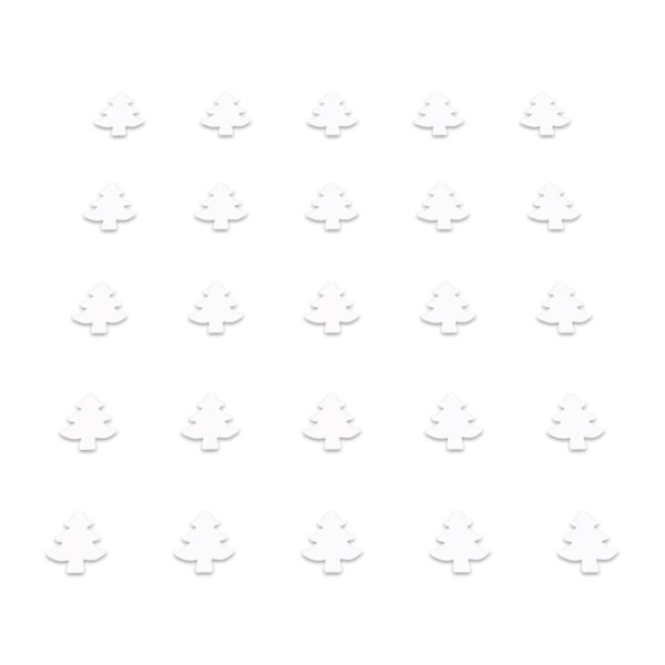 Christmas Tree - White Card